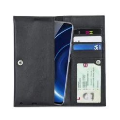 Olixar Primo Genuine Leather Vivo IQOO Wallet Case - Black