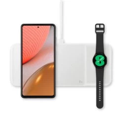 Official Samsung White Trio Wireless Charger Pad