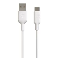 Muvit Eco-Friendly USB A To USB-C Cable 1.2M - White