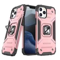 Wozinsky Ring Stand Tough Rose Gold Case - For IPhone 13