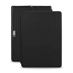 Olixar Leather-Style Microsoft Surface Pro 8 Folio Stand Case - Black