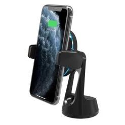 Scosche MagicGrip Wireless Charger Black Windscreen And Dash Car Mount