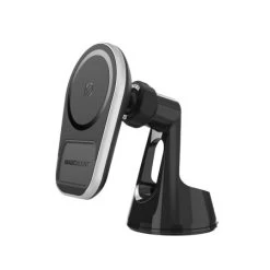 Scosche MagicMount Pro Charge5 Windscreen And Dash MagSafe Compatible Black Car Phone Mount