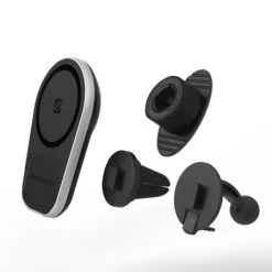 Scosche MagicMount Pro Charge5 MagSafe Compatible Black Dash And Vent Car Phone Mount