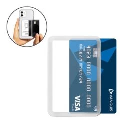 Araree Clear Adhesive Frame Slot Single Card Holder