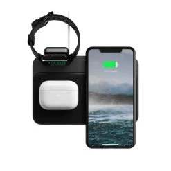 Nomad Base Station 5 In 1 Hub 10W Wireless Charger Pad & Apple Watch Charger