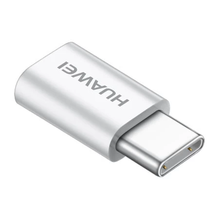 Official Huawei White Micro-USB To USB-C Adapter - Image 2