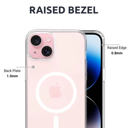 Olixar ExoShield Clear MagSafe Case - For IPhone 15 - Image 2