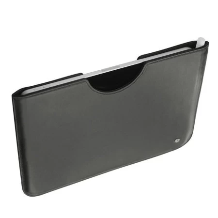 Noreve Grained Black Leather Pouch With Apple Pencil Slot - For Apple IPad Air - Image 2