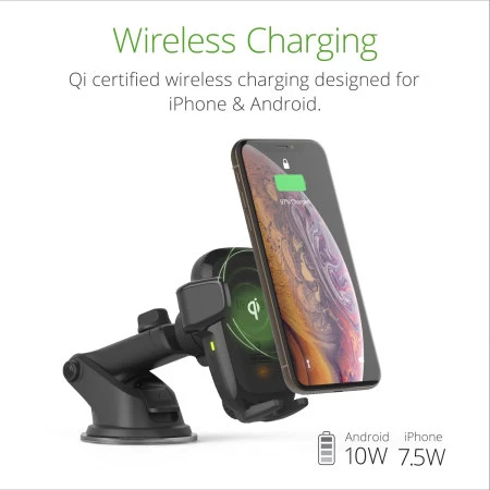 IOttie Auto Sense Qi-Wireless Dash & Windshield Charging Mount - For Android And IPhone - Image 2
