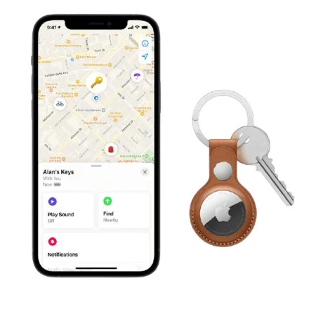 Official Apple AirTag Bluetooth Tracking Device - White - Image 2