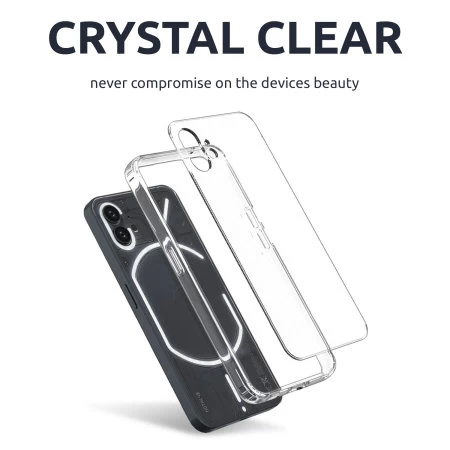 Olixar ExoShield Tough Snap-on Crystal Clear Case - For Nothing Phone (1) - Image 3