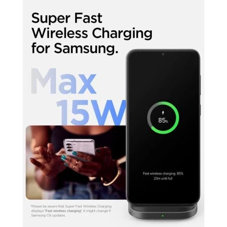 Spigen ArcField Foldable 15W Wireless Charger Stand & Pad - Image 3