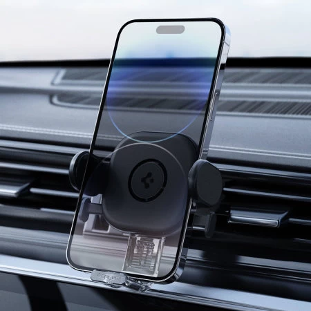 Spigen 12W OneTap Air Vents Wireless Car Charger & Phone Mount - Image 3