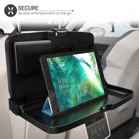 Olixar Headrest Mounted Multifunctional Food & Drink Storage Tray For Cars - Image 3