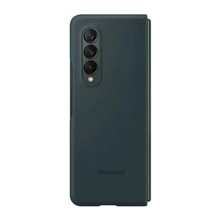 Official Samsung Galaxy Z Fold 3 Soft Silicone Case - Green - Image 4