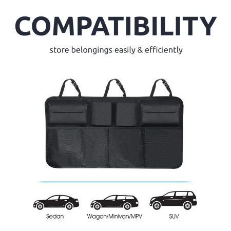 Olixar Durable Car Boot Organiser With Storage Pockets - Image 4