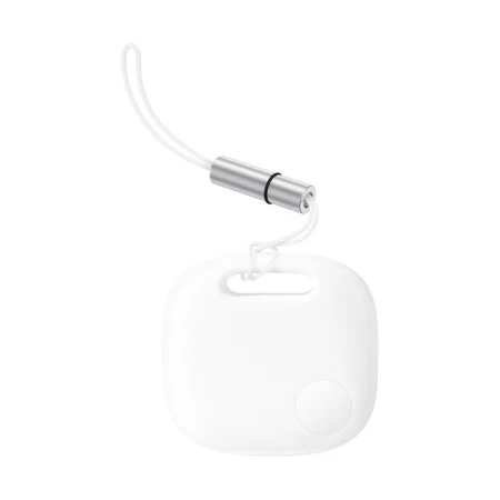 Baseus White T2 Pro Wireless Android & Apple GPS Tracker With Lanyard - Image 4