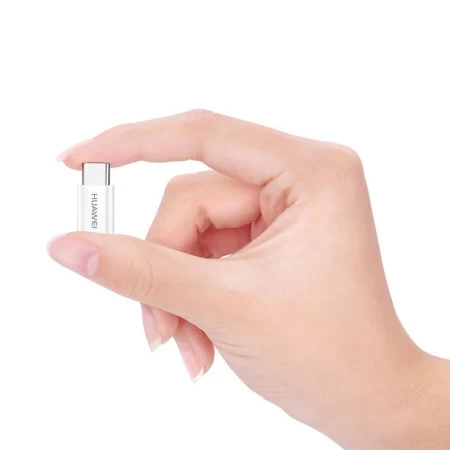 Official Huawei White Micro-USB To USB-C Adapter - Image 4