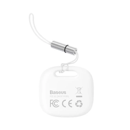 Baseus White T2 Pro Wireless Android & Apple GPS Tracker With Lanyard - Image 5