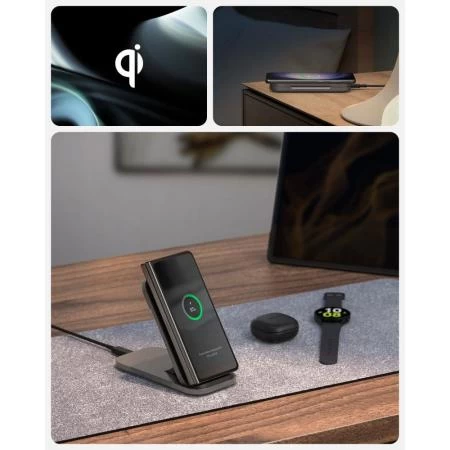 Spigen ArcField Foldable 15W Wireless Charger Stand & Pad - Image 6