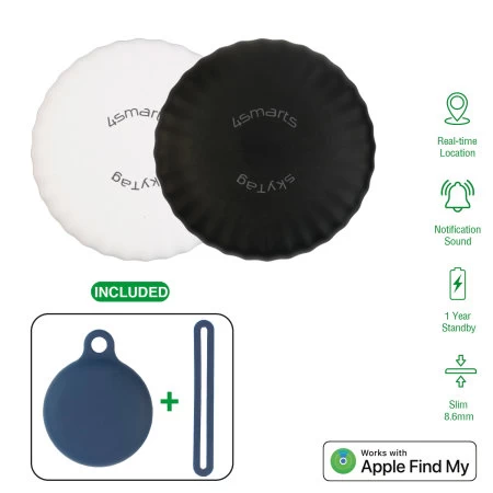 4Smarts SkyTag Slim Bluetooth Location And Tracking Device - 2 Pack - Image 6